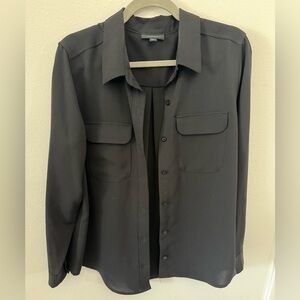 Alfani Women's Black Button-Up Blouse